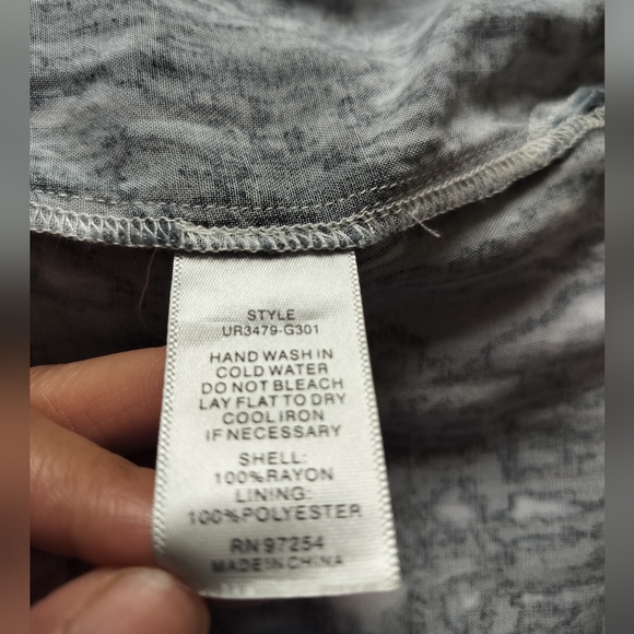 One Clothing tie dye V neck wrap maxi dress purple white dark green size S - Picture 11 of 11